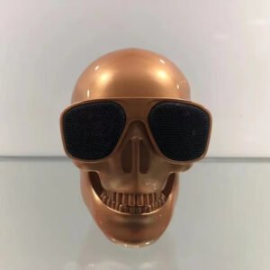 Skull Head Speaker Portable Mini Bluetooth-Compatible Wireless HD Stereo Speakers Skull Head Subwoofer Creative Home Ornament